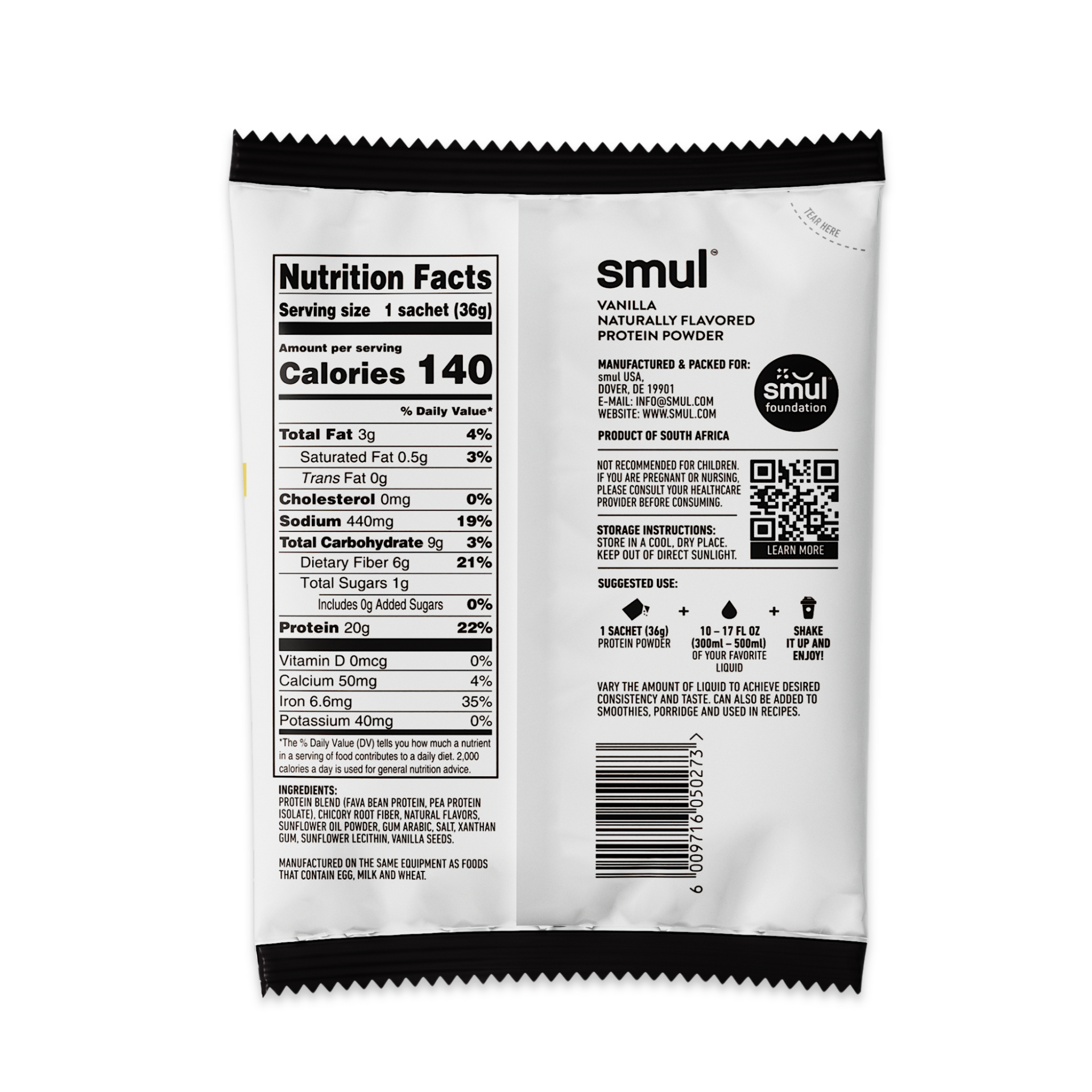 Vanilla Protein Powder (1.9lb/15's)