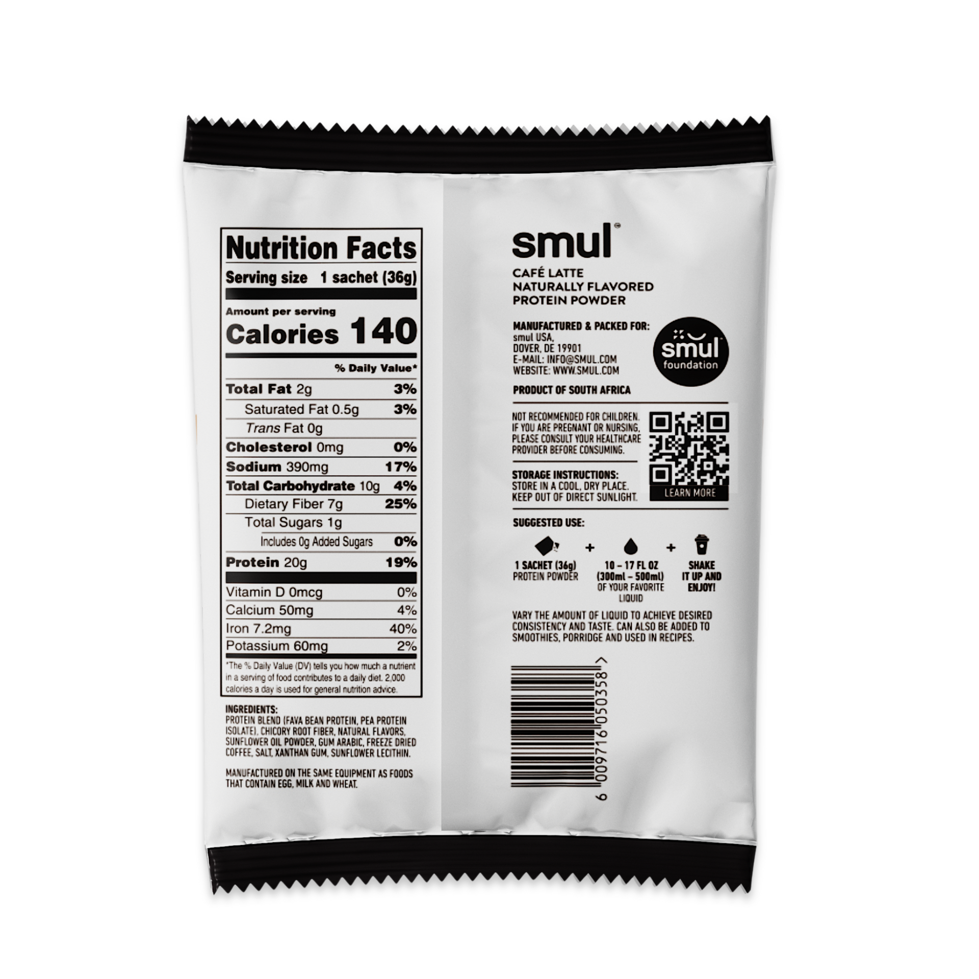 Café Latte Protein Powder (1.9lb/15's)