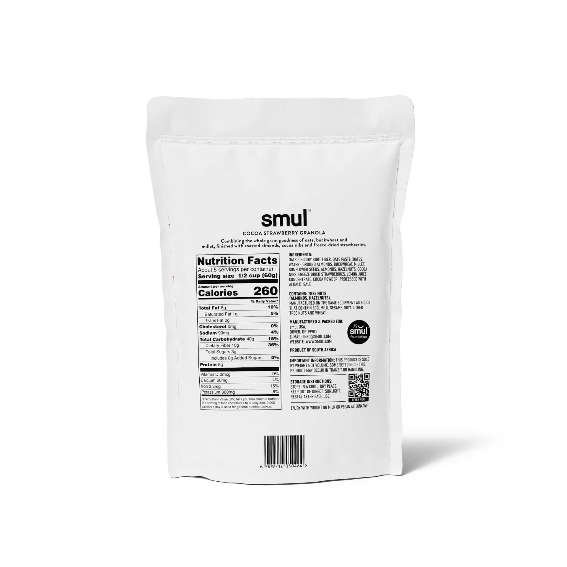 Cocoa Strawberry Granola (10.6/25.4oz)