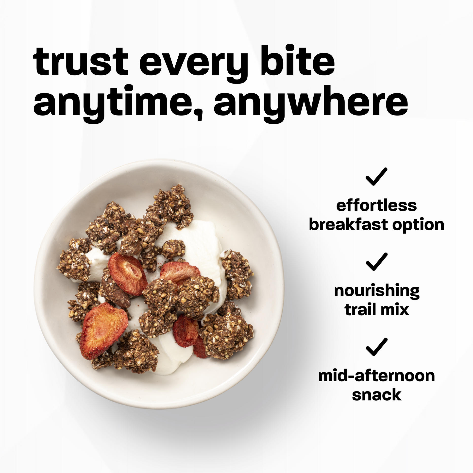 Cocoa Strawberry Granola (10.6/25.4oz)