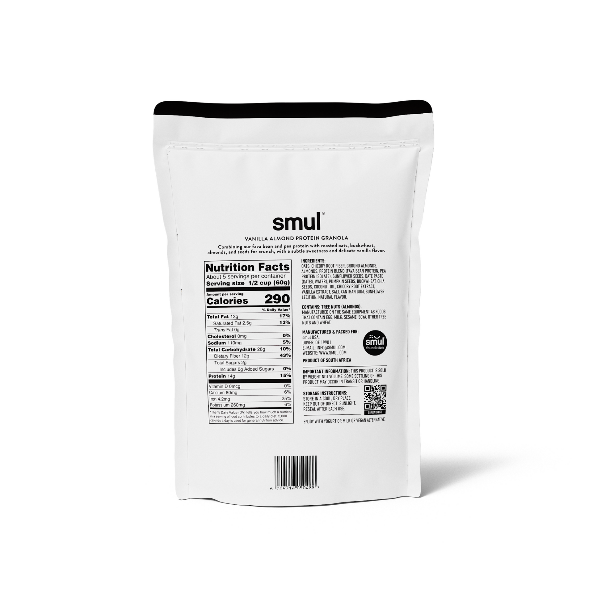 Vanilla Almond Protein Granola 10.6oz