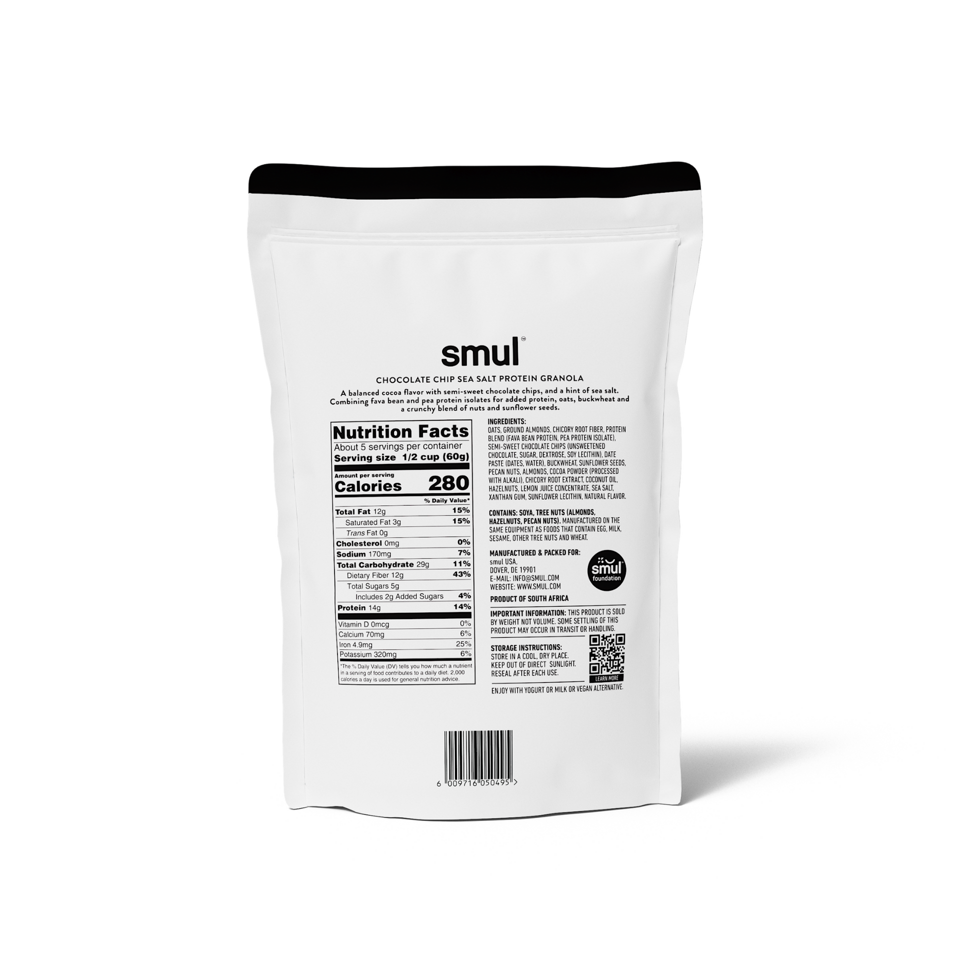 Chocolate Chip Sea Salt Protein Granola 10.6oz
