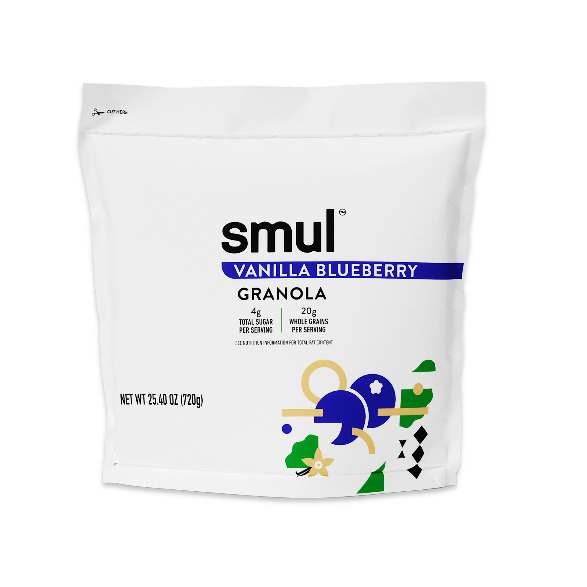 Vanilla Blueberry Granola (10.6/25.4oz)
