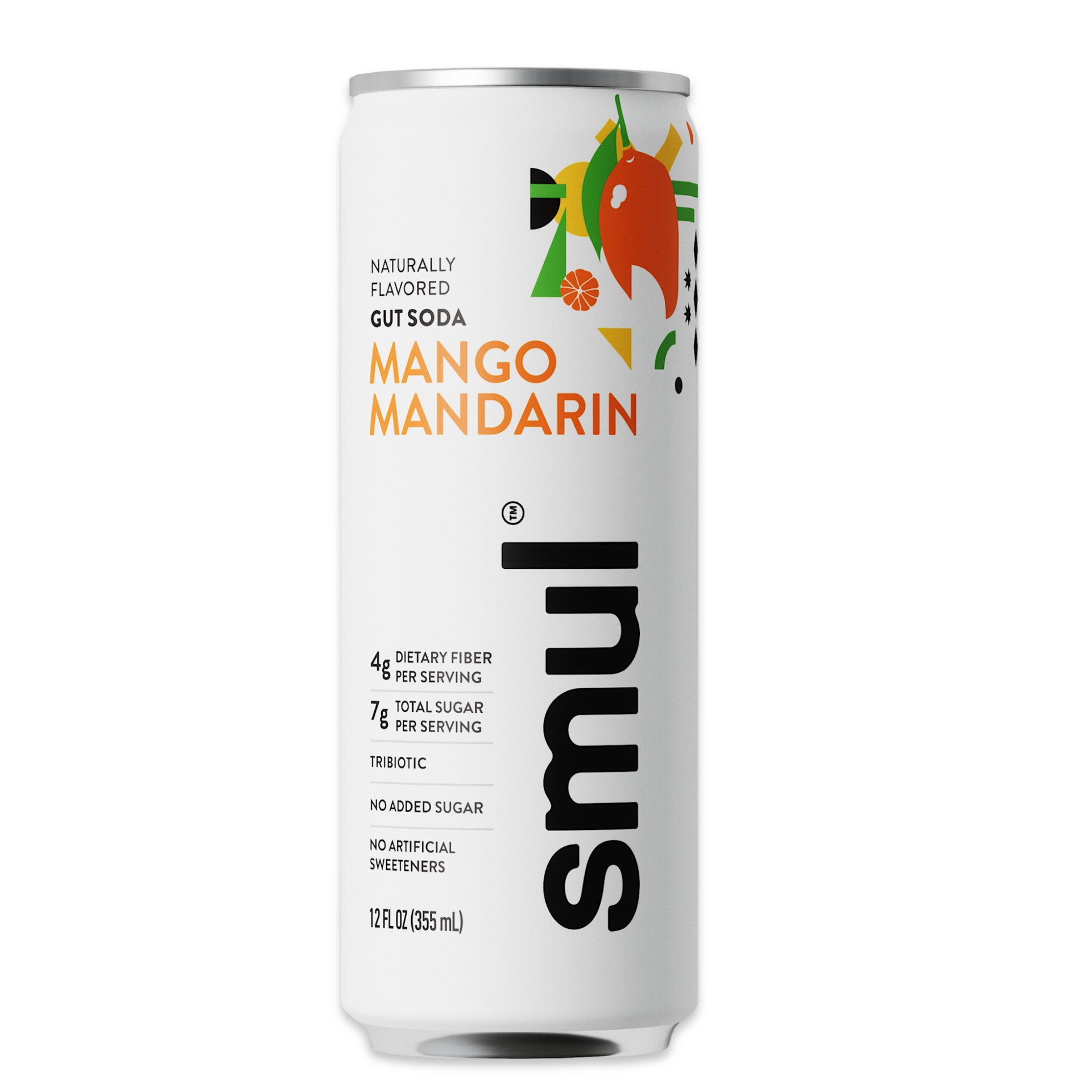 Mango Mandarin Gut Soda - 12 pack