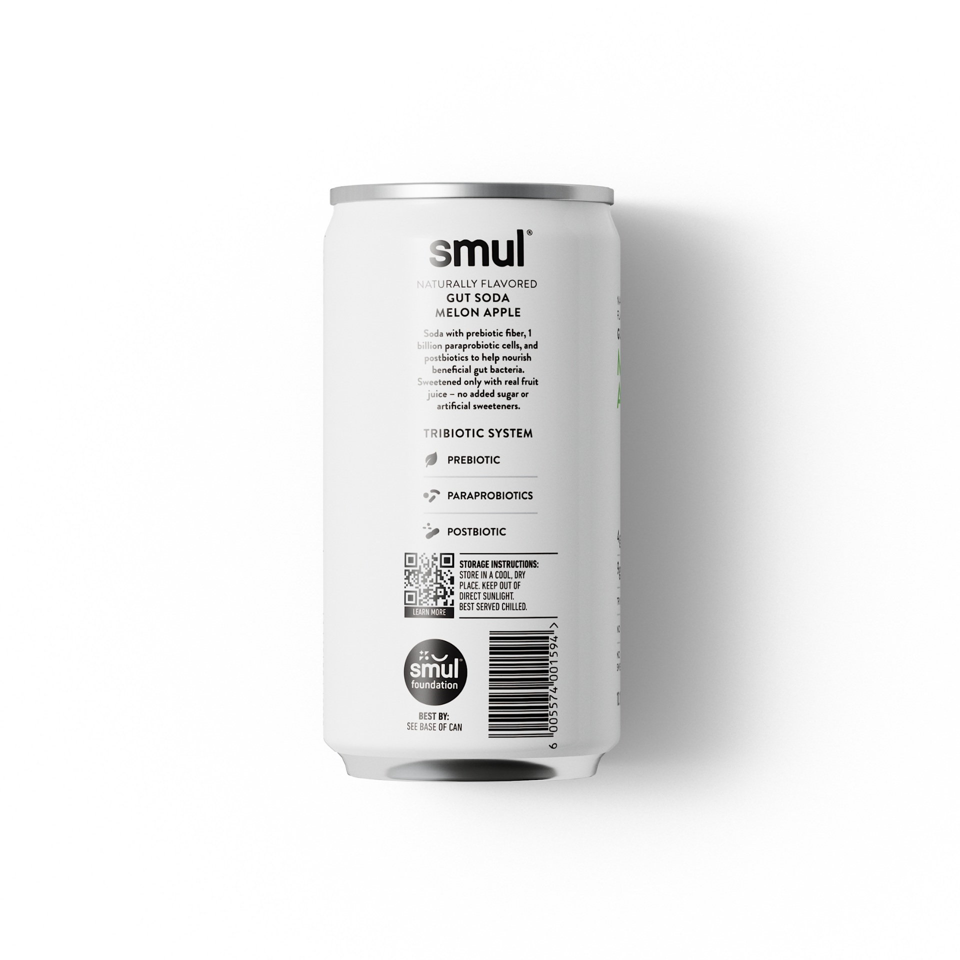 Melon Apple Gut Soda - 12 pack