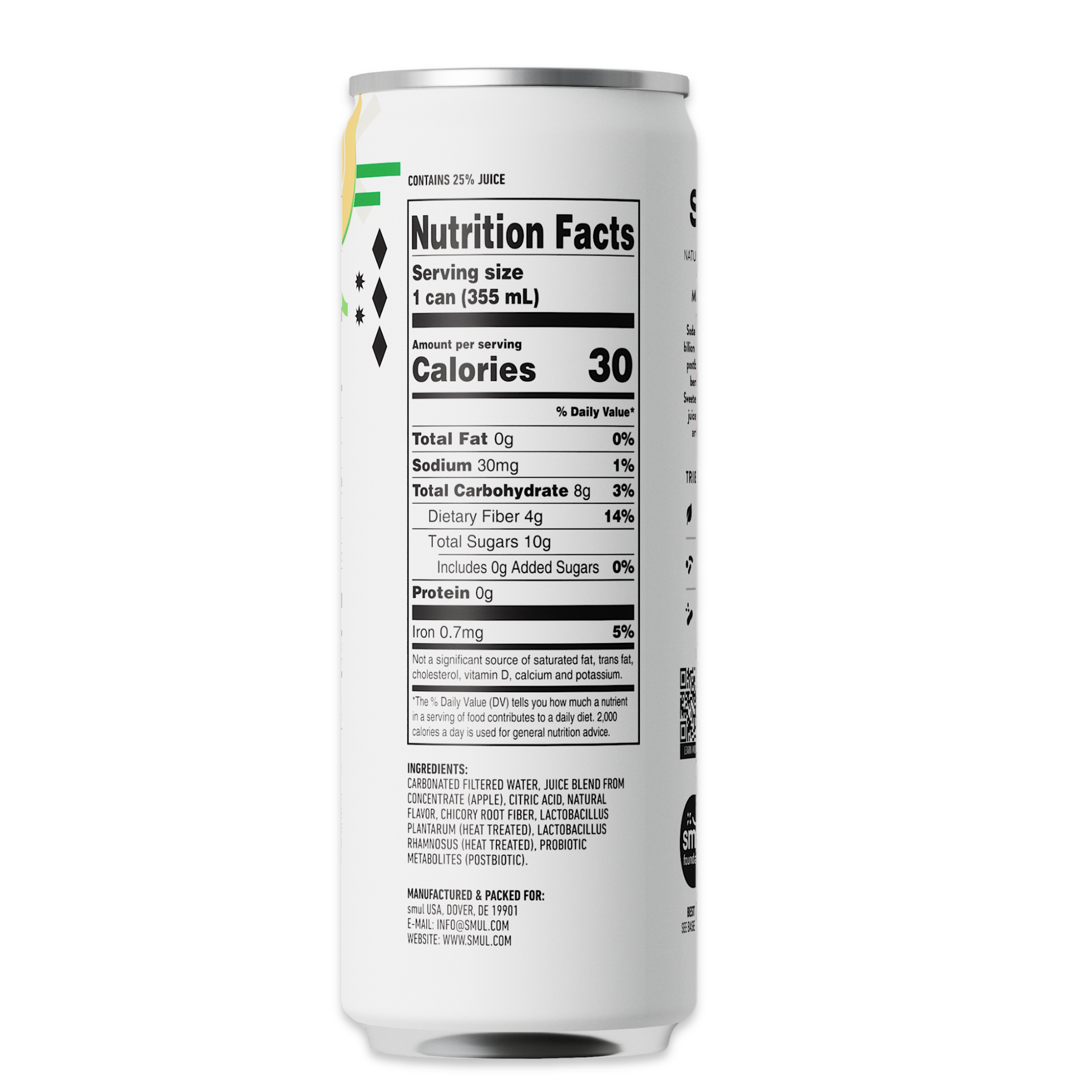 Melon Apple Gut Soda - 12 pack